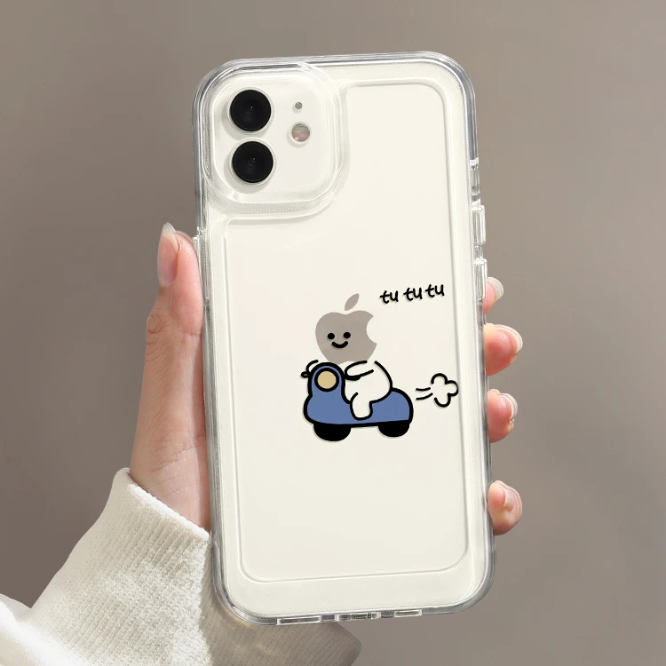 硅胶适用iPhone15promax苹果14/13/12创意11防摔8plus全包手机壳