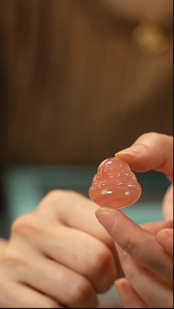 【闪购商品】南红玛瑙颈饰未镶嵌弥勒7.99g