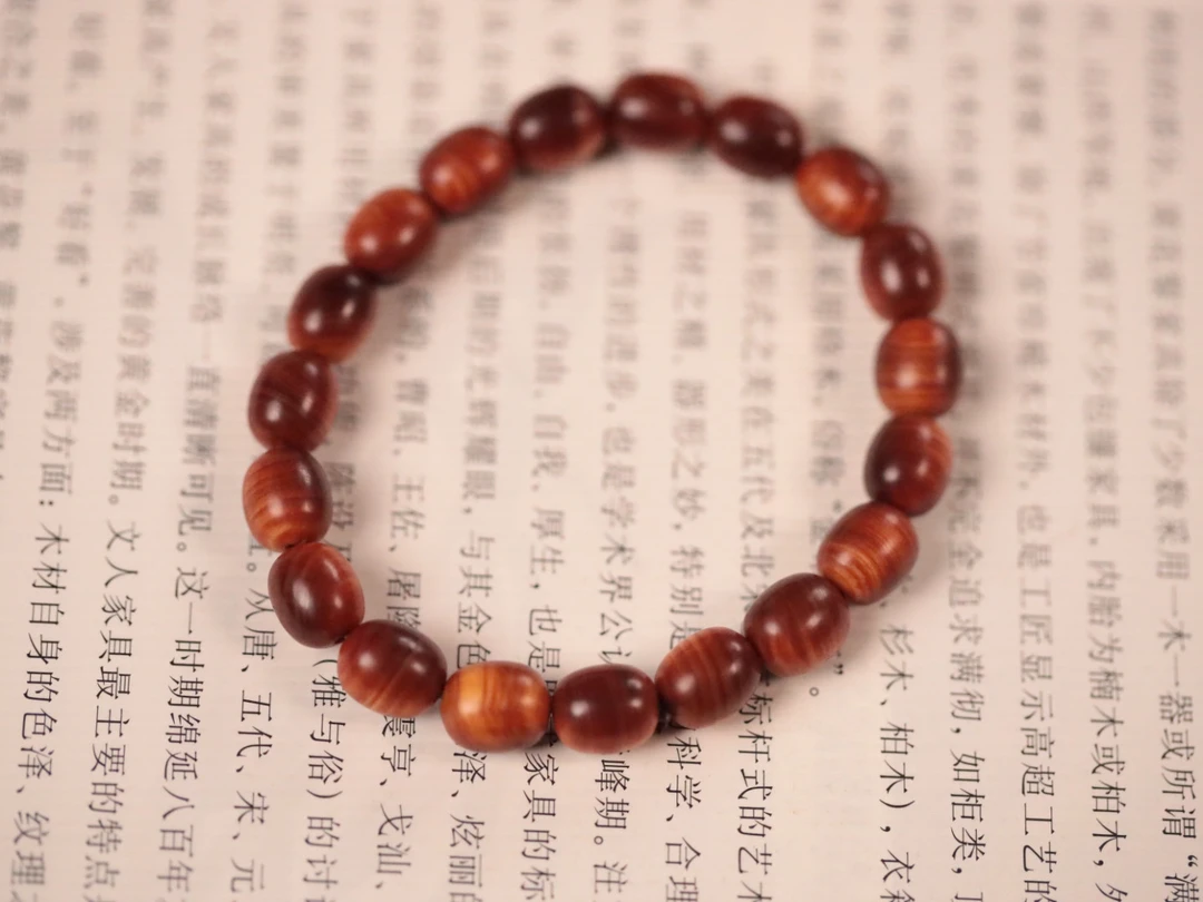 柏木8x10mm枣珠单圈【拍1发2】