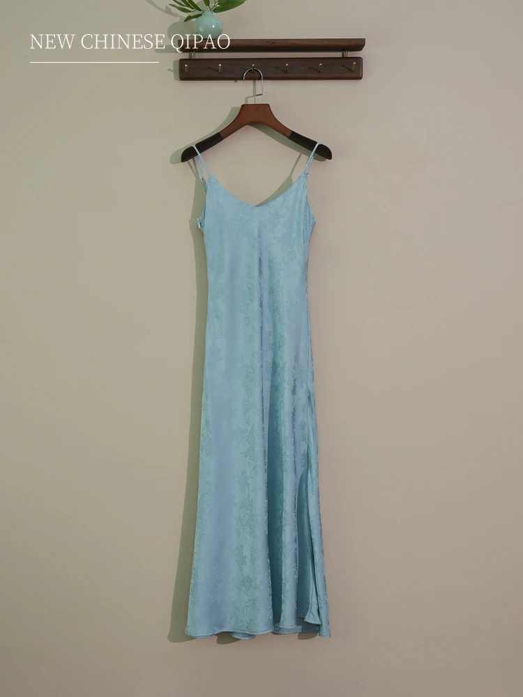 GZ【浅云】2024新中式国风爆款国潮时尚女装提花吊带