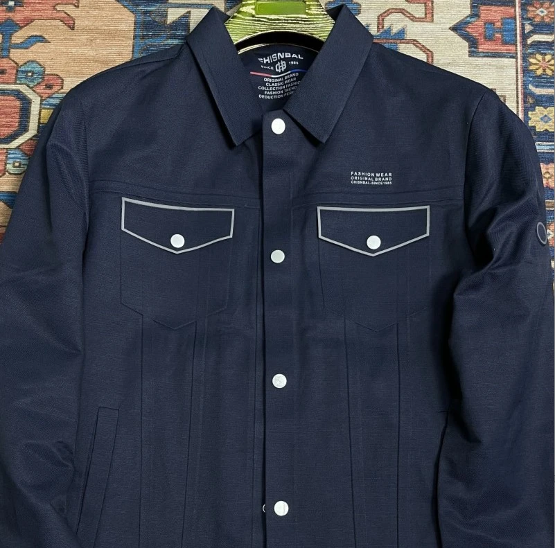 CHISNBAL秋季新款硬挺压胶机能3D无痕潮流一代夹克