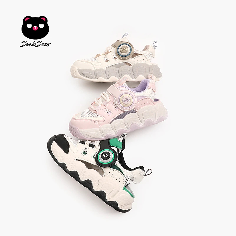 2024年夏季儿童时尚网面休闲鞋百搭潮流透气软底运动鞋  6516  TY