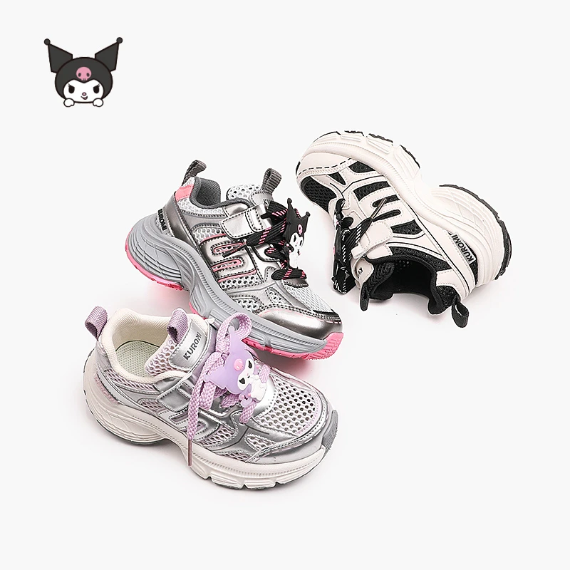 【腿哥专属】2025年库洛米女童时尚夏季透网舒适休闲运动鞋C4536701