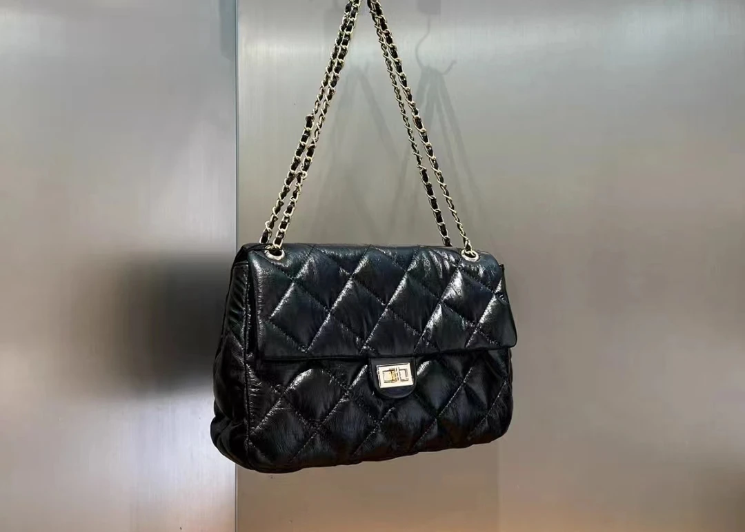 【邶娜甄选】XKY-Q1913-黑色-轻奢女士简约百搭时尚气质小众斜跨包