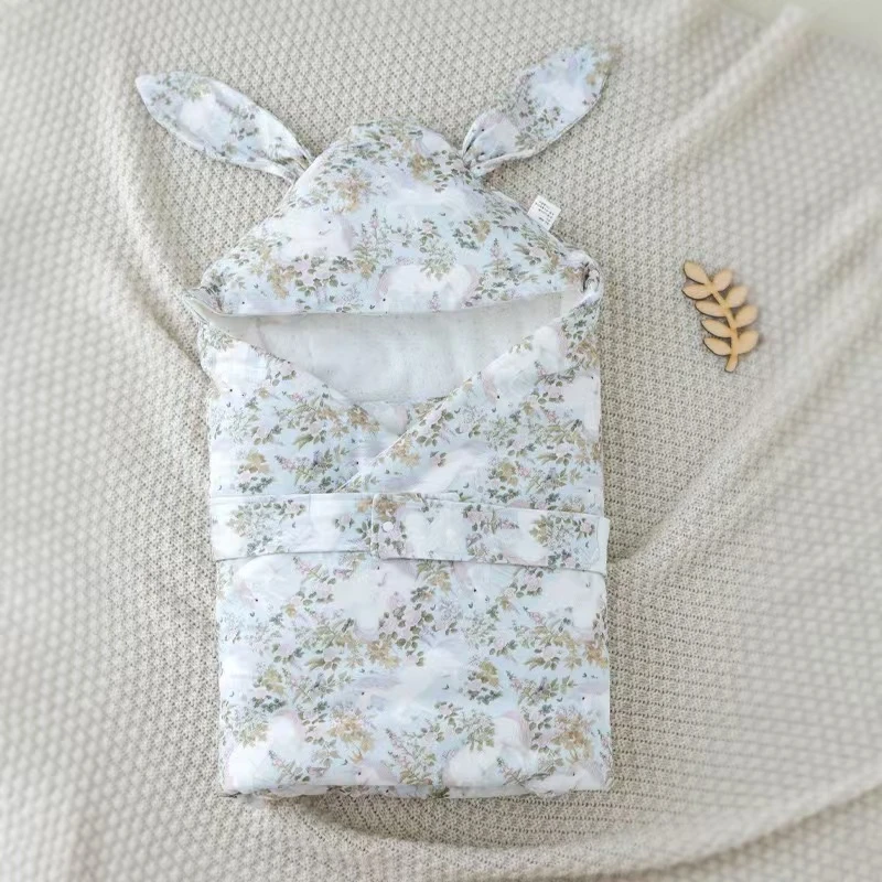 呵儿特婴儿抱被四季宝宝包被产房襁褓巾母婴用品