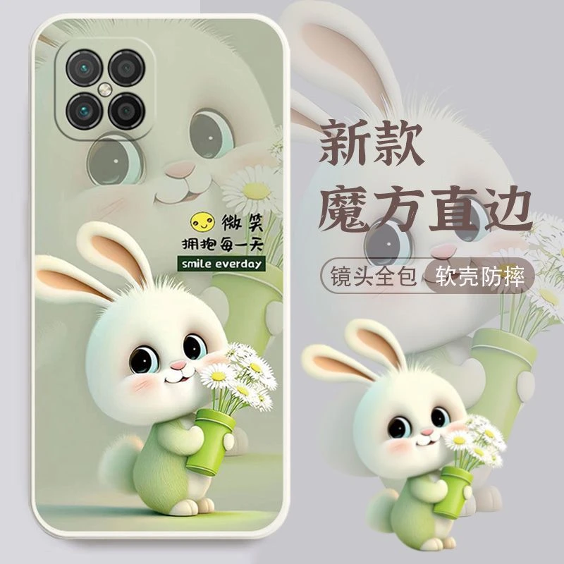 适用于华为nova8SE手机壳JSC-AN00硅胶软壳高颜值全包边防摔网红