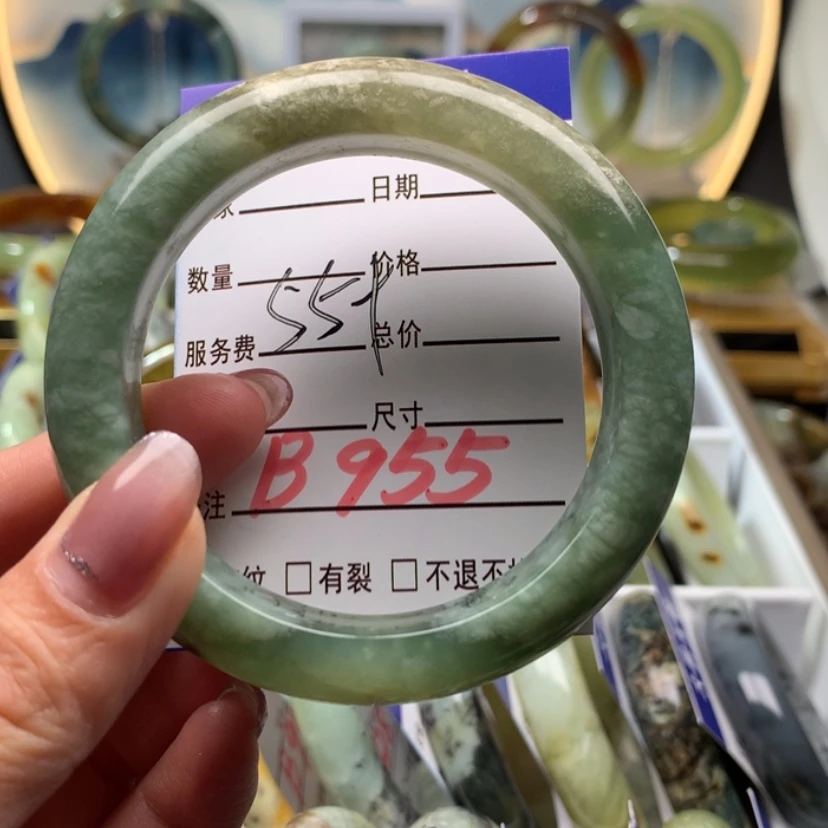 【闪购商品】蛇纹石玉手镯未镶嵌