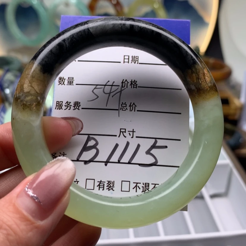 【闪购商品】蛇纹石玉手镯未镶嵌