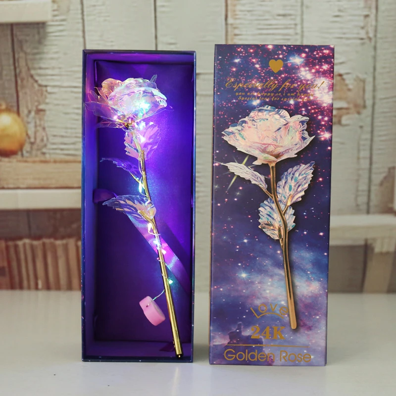 24k金箔玫瑰花生日礼物创意康乃馨情人节礼物女生活动厂家单支花