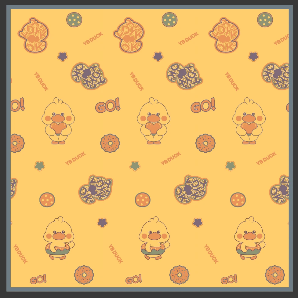 1.2*1.5米小黄鸭双层有氧纱多功能大豆被