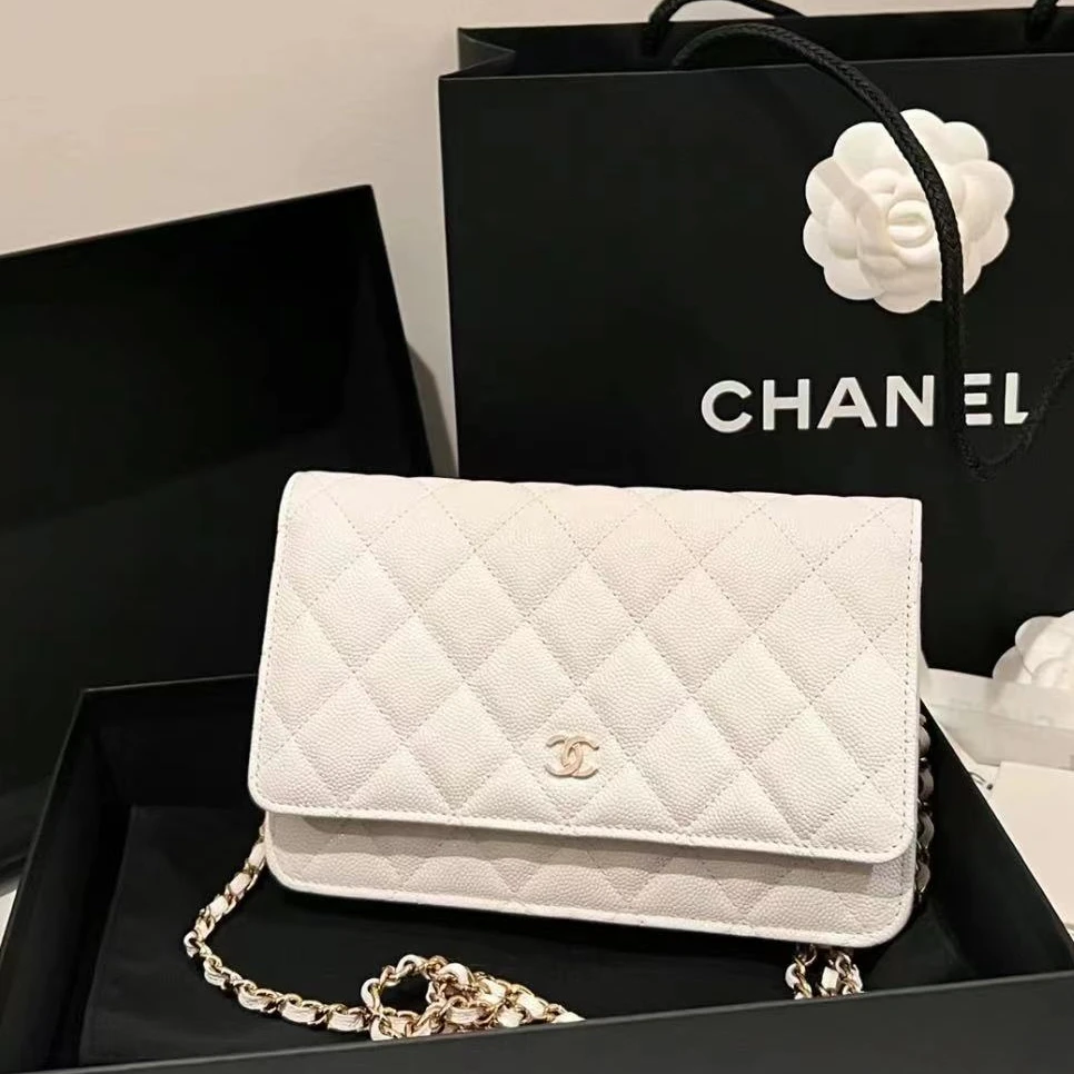 99新 Chanel/香奈儿  Chanel发财woc白金 /AB1807