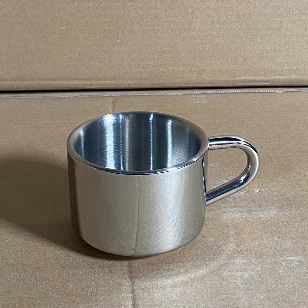 不锈钢咖啡杯加厚不锈钢马克杯