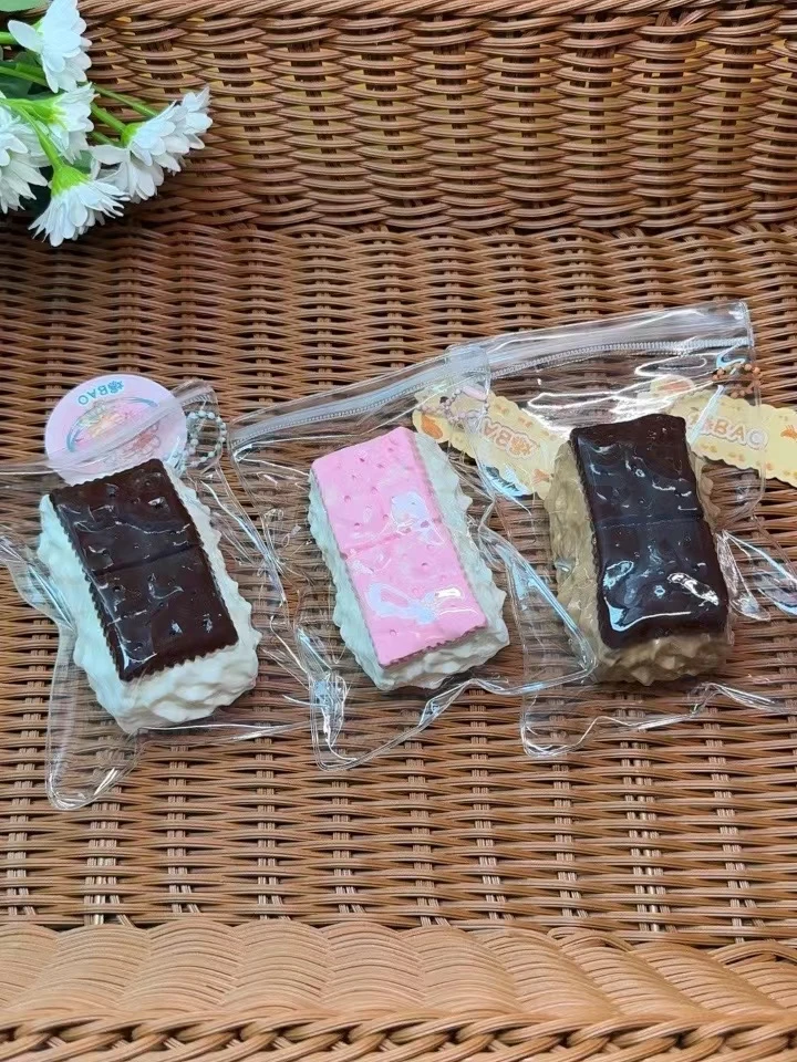 【二连饼干系列]泥感～手工制作解压玩具食品级硅胶捏捏