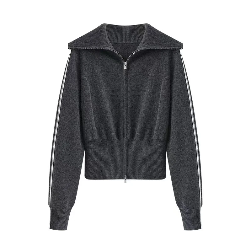 2024年秋冬季新针织衫开衫外套女8002