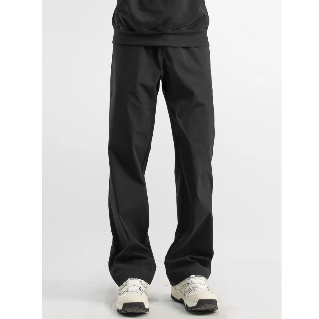 秋季男裤休闲裤直筒裤机能裤长裤运动裤子男士黑色冲锋裤防风裤潮