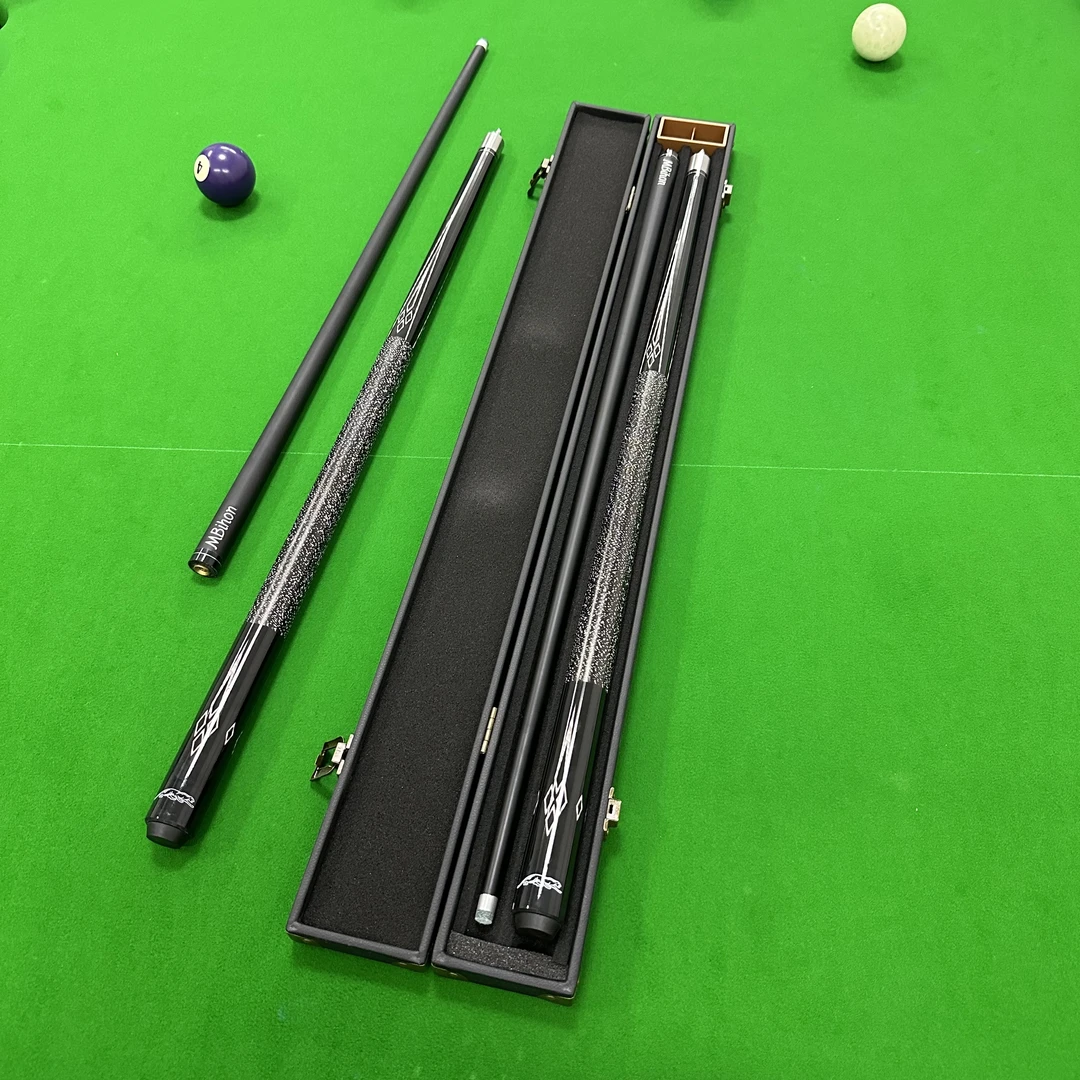 Mbihon星空枫木烤漆1/2分体台球杆中式黑八美式斯诺克九球桌球杆