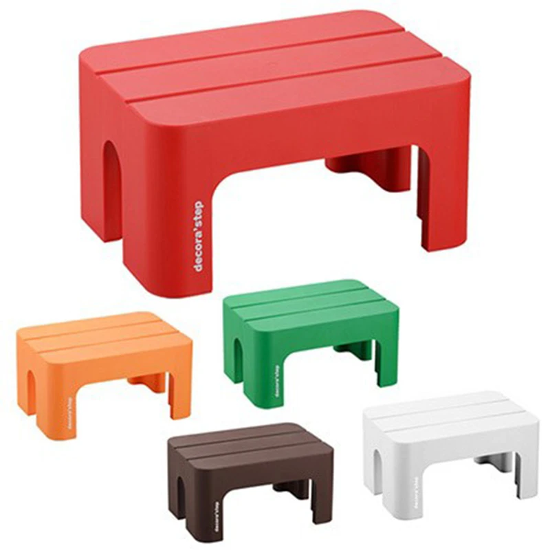 日本进口塑料凳子家用矮凳浴室洗澡凳防滑卫生间洗澡专用凳子