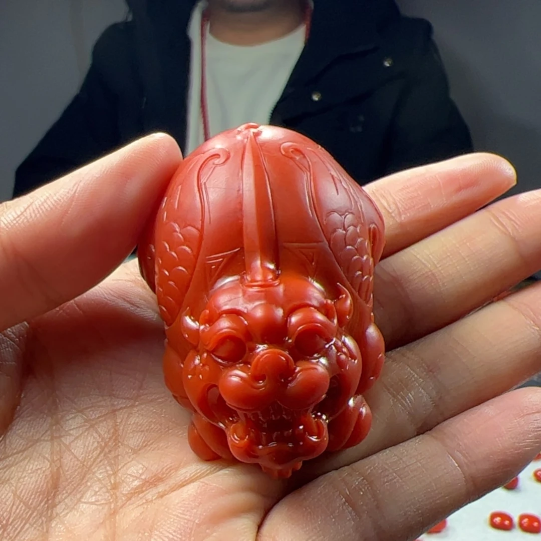 【闪购商品】南红玛瑙貔貅未镶嵌昵**规
