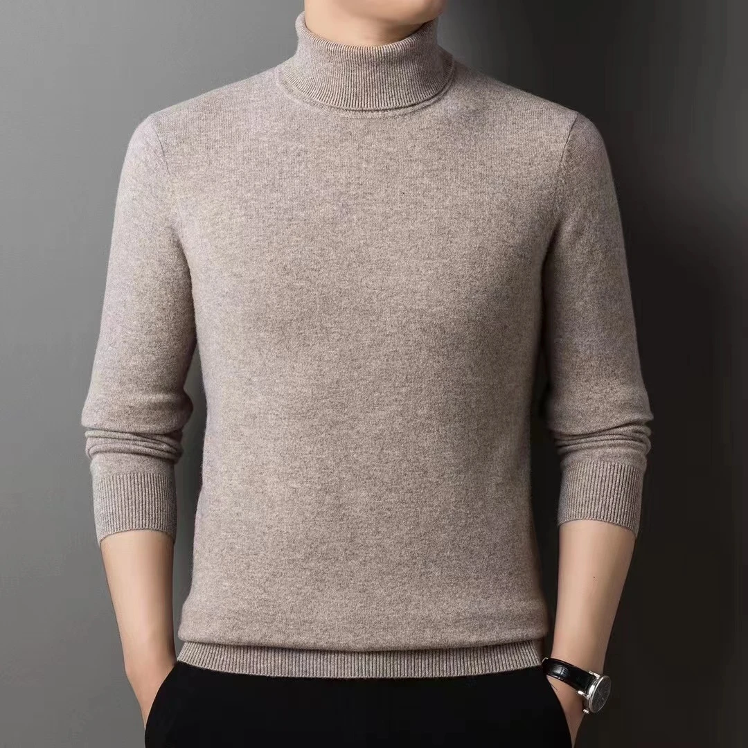 100%绵羊毛，中厚两翻领男士羊毛衫，厂家直销，品质保证，假一赔十