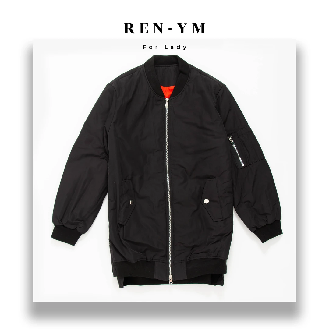 【REN-YM】秋冬短款时尚百搭棒球服冬季保暖棉衣黑色棉服外套夹克
