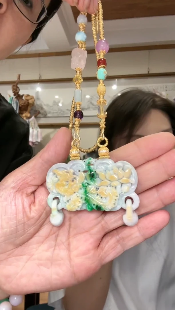 【闪购商品】翡翠颈饰未镶嵌国风