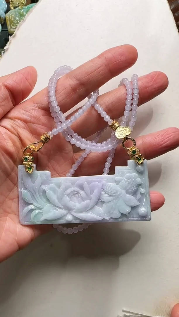 【闪购商品】翡翠颈饰未镶嵌国风