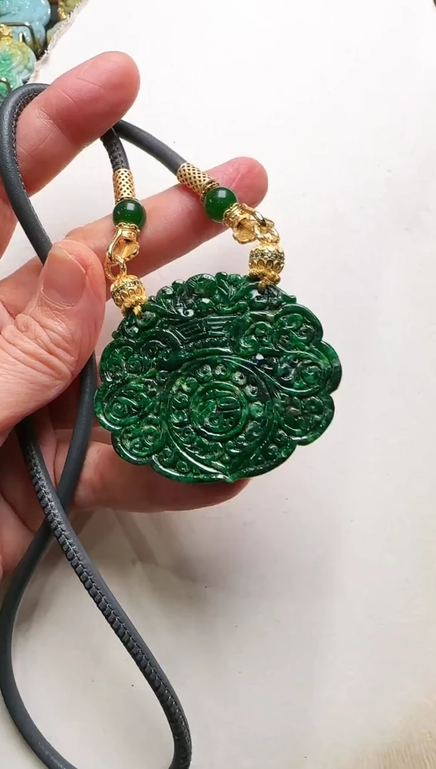 【闪购商品】翡翠颈饰未镶嵌国风