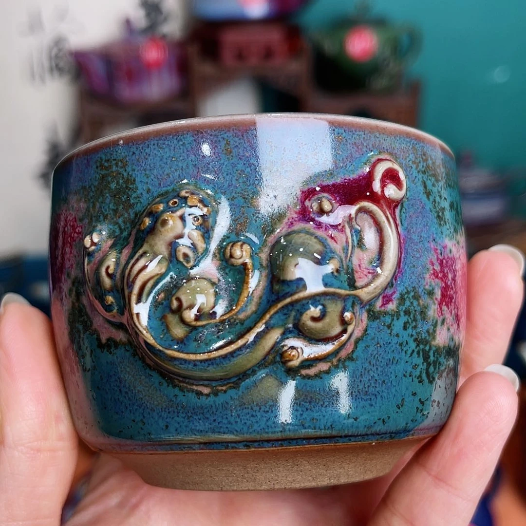 瓷片钧瓷艺术作品平