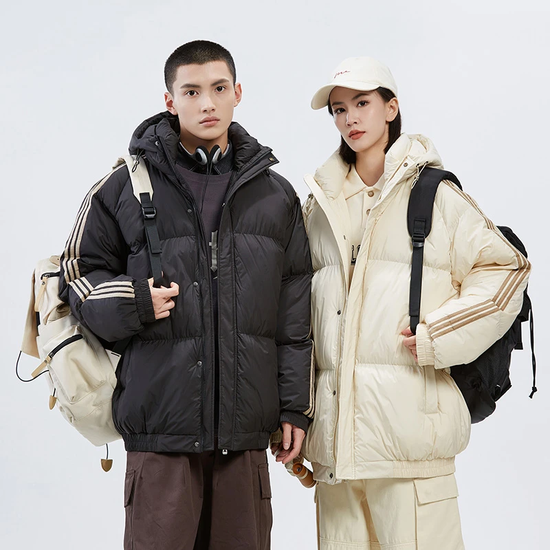 【vivi奢品汇】2023秋冬男女同款时尚运动休闲宽松保暖连帽棉服外套