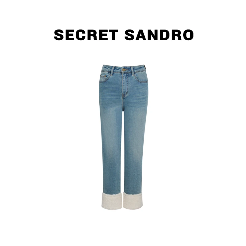 【冬日牛仔】Secret Sandro 鸥小柒 牛仔裤 N84287016Q