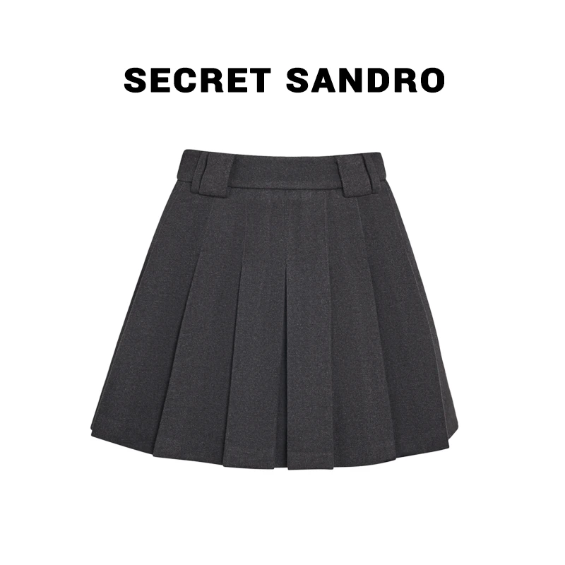 【百褶裙】Secret Sandro 鸥小柒 腰裙 B84200226Q