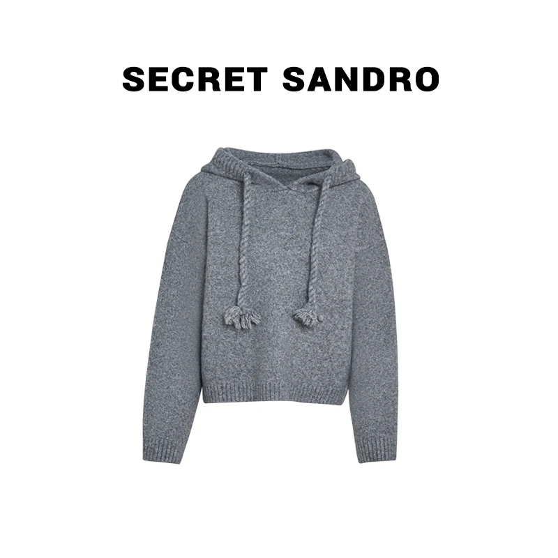 【帽衫】Secret Sandro 鸥小柒  毛针织衫  M84213423Q