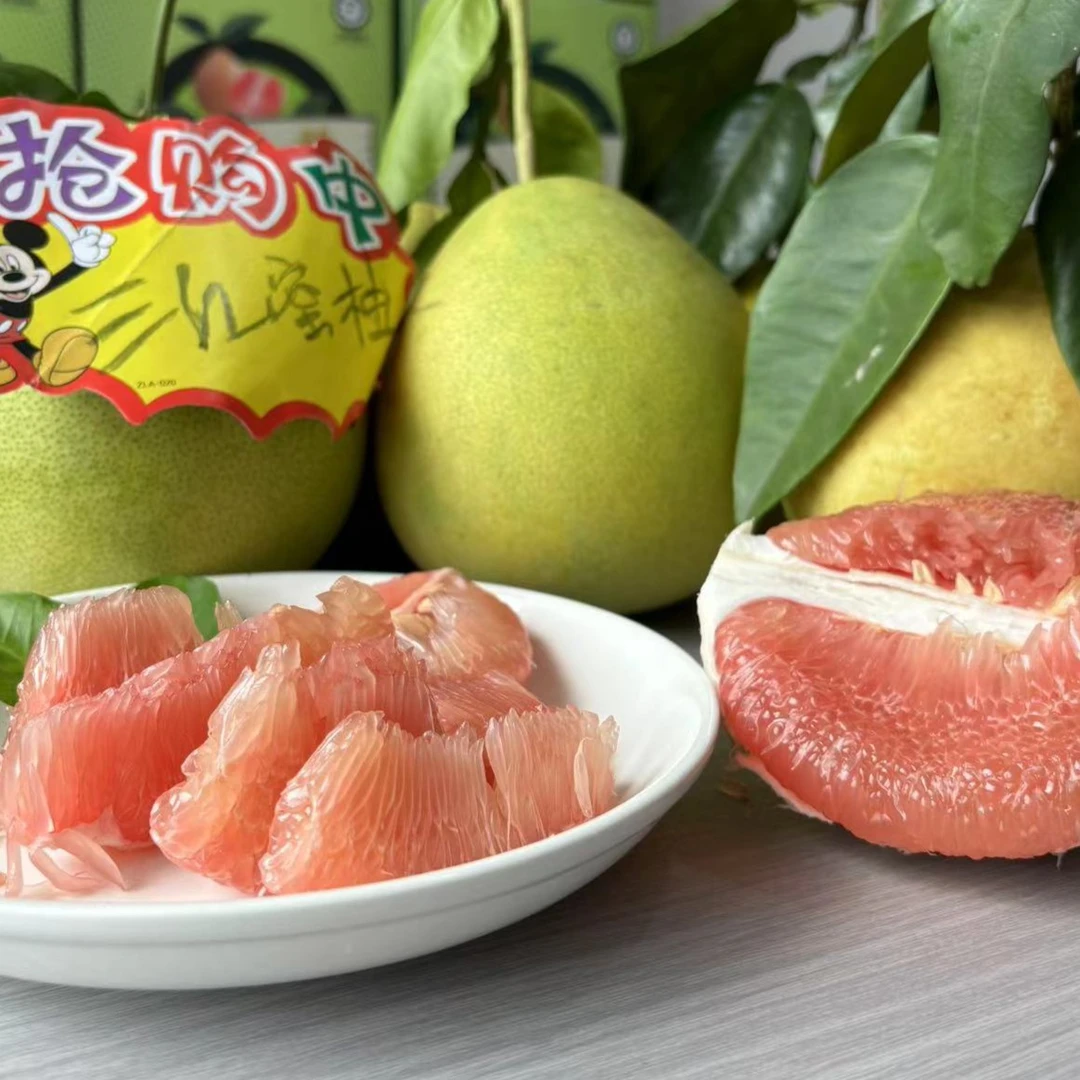 仙柚美红肉蜜柚果园现采现发每件5斤起净重自产产地产品