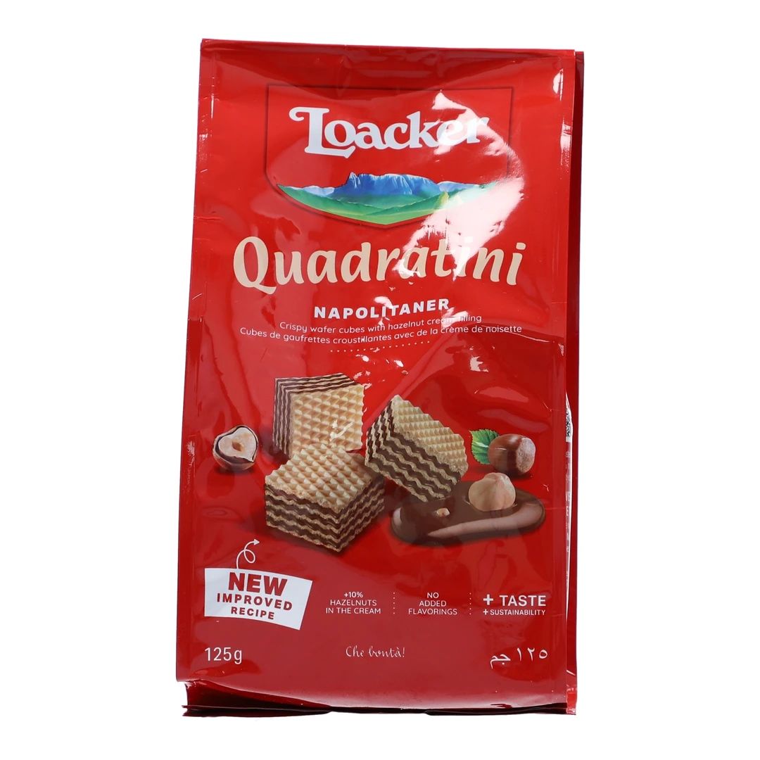 莱家粒粒裝威化饼干榛子味 125g/袋