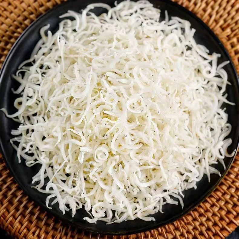 广东潮汕特产小银鱼白饭鱼面条鱼营养味道