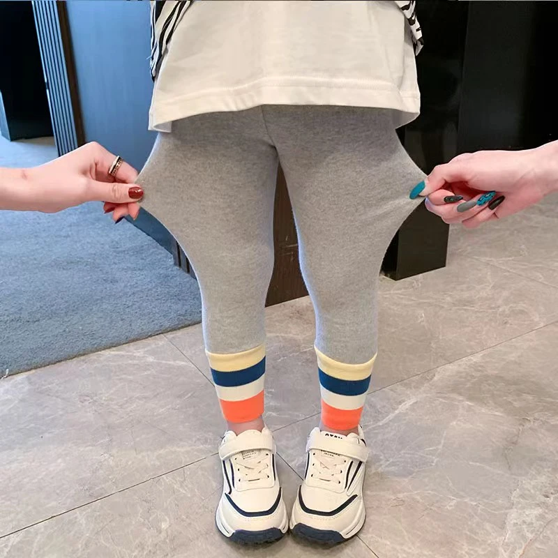 女童打底裤春秋款儿童外穿中小童秋冬季百搭小女孩洋气休闲弹力裤