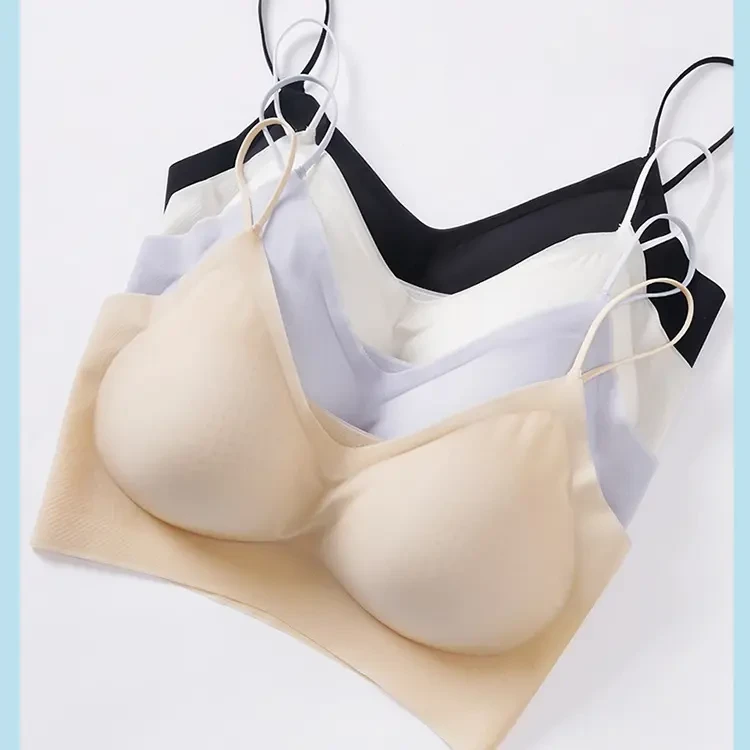 【抖音双11 双11好物】琥珀流光超薄透气美背网纱无痕内衣吊带背心