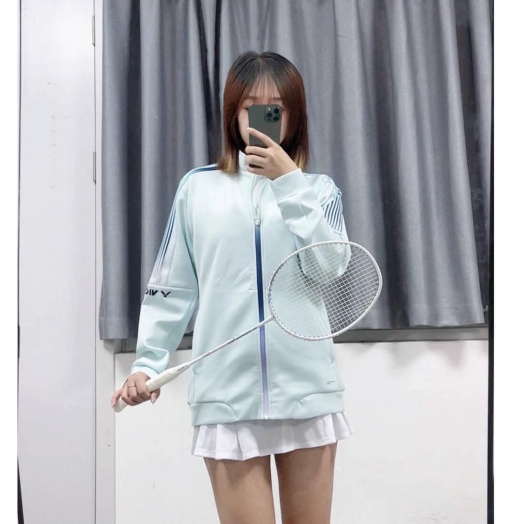 VICTOR胜利羽毛球服威克多球大赛服男女针织运动外套 45600透气