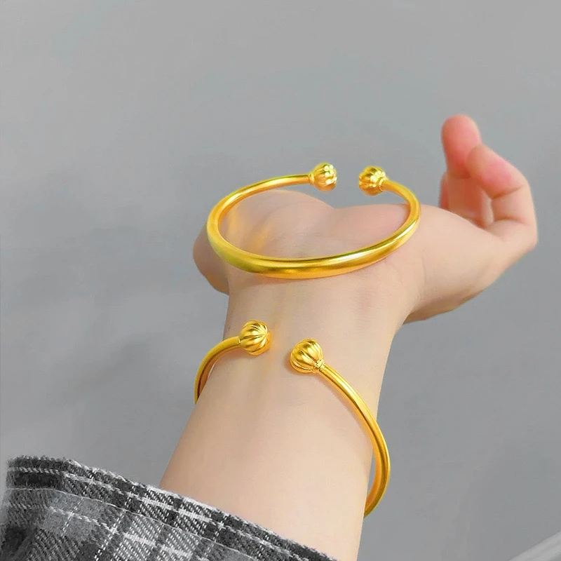 合金手镯 【精工版南瓜开口】高贵显气质贵气款中式风复古一个