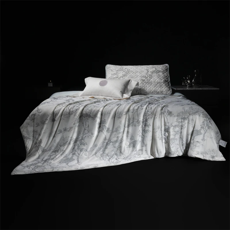 【晴美】品牌尾单迪奥风冰淇淋凉感丝大豆夏凉被