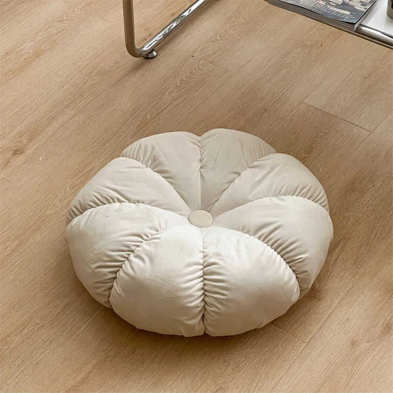 【晴美】南瓜手工垫-浅米白