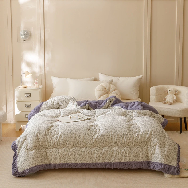 【晴美】韩式全棉保暖一体被-暖心