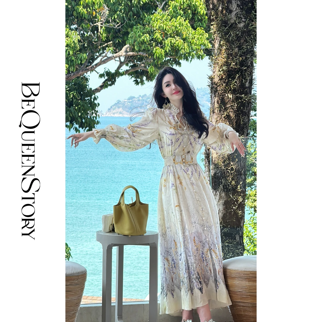 余潇潇【百花春宴】精致高定5A双绉桑蚕丝连衣裙&套装