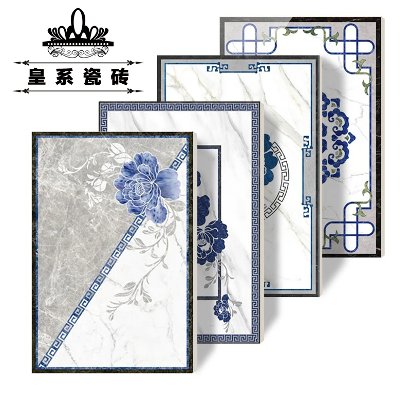 2024新款客厅瓷砖地拼花拼图800x800地板砖微晶石地砖仿水刀石材