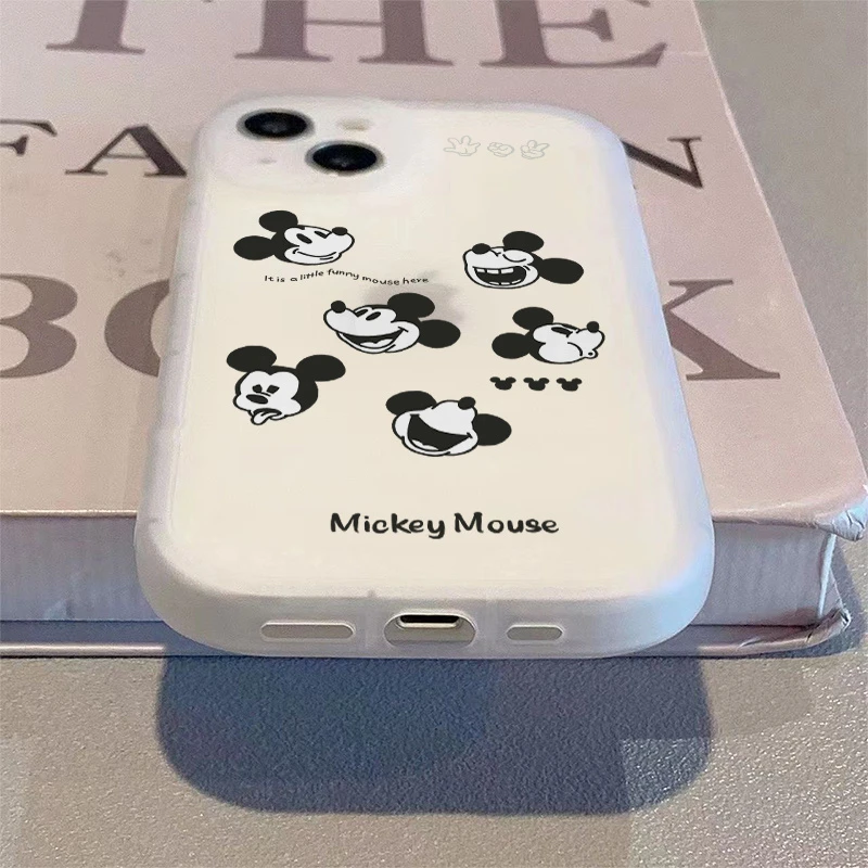 大笑米奇适用于苹果15pro/14手机壳11/13/12女xsmax6P7P8PLUS可爱