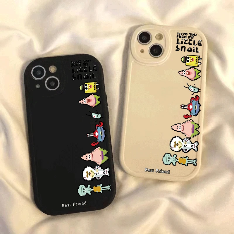 像素派大星适用苹果15华为MATE60OPPOK11女VIVO小米14手机壳可爱