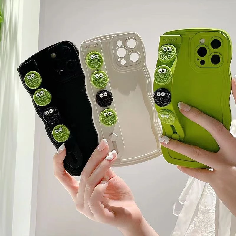 立体饼干VIVOY78手机壳S10S7S12S15S16Y70Y76S腕带支架Z3i/S9EY9S