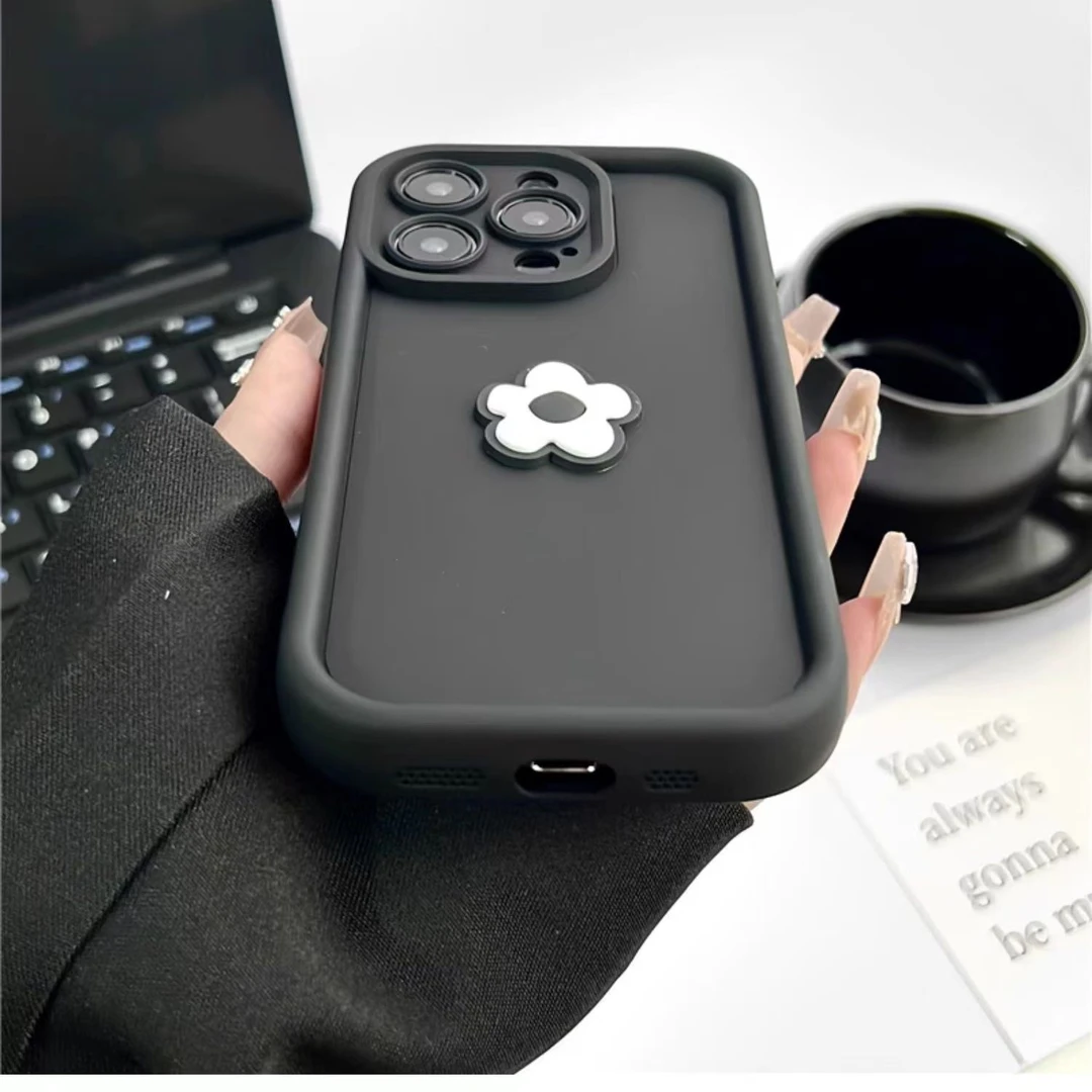 立体泫雅花适用苹果15华为荣耀oppovivo小米13红米手机壳女日韩套