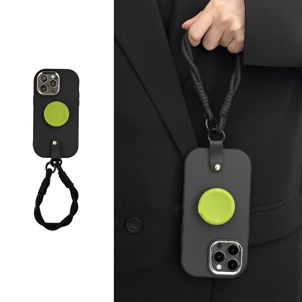 简约支架适用OPPOReno12手机壳Reno11/8/7手绳a96网红A3PRO软K11X