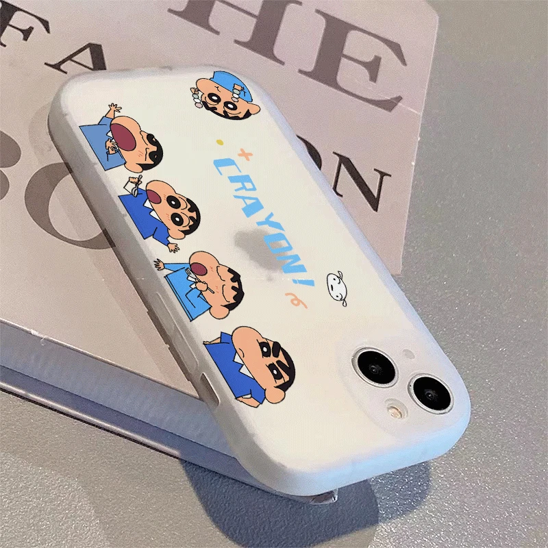 生气小新适用苹果15荣耀100华为MATE60OPPO女VIVOS18小米14手机壳